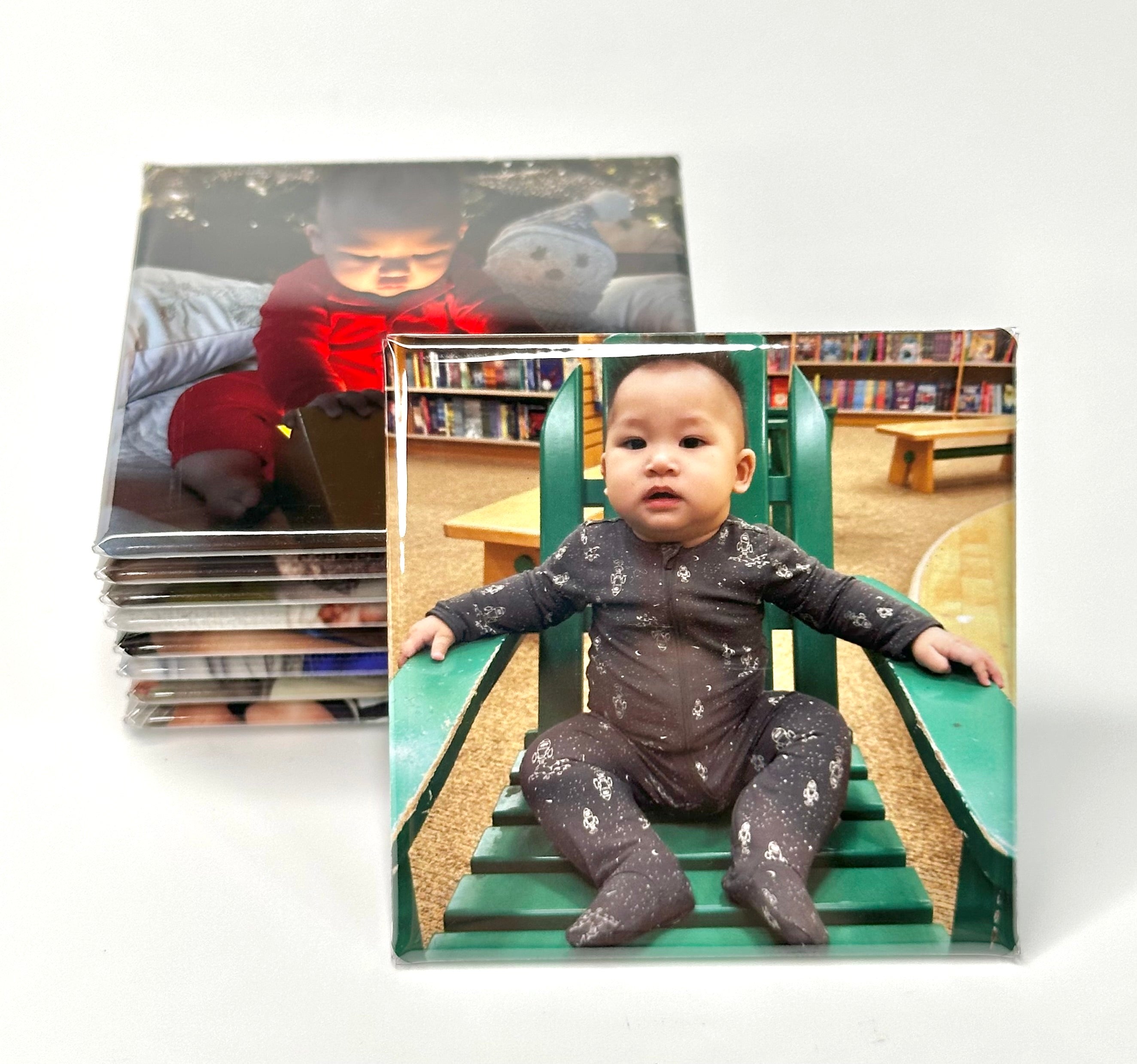 2x2 Custom Photo Magnets (Set of 9)