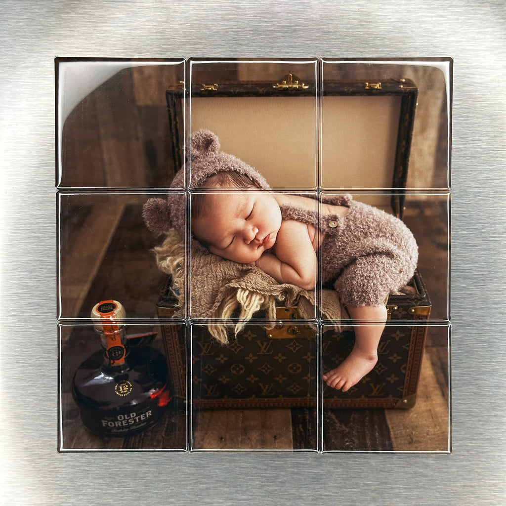9 Piece Custom Photo Puzzle Magnets